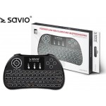 SAVIO KW-02 ILLUMINATED WIRELESS KEYBOARD FOR TV BOX, SMART TV, CONSOLES, PC